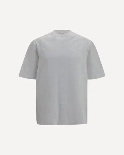 Casablanca Oversized All-over Monogram T-shirt In Gray