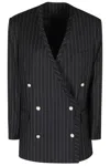 Casablanca Collarless Oversized Blazer