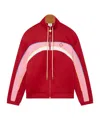 Casablanca Colorblock Oversized Track Jacket In Red