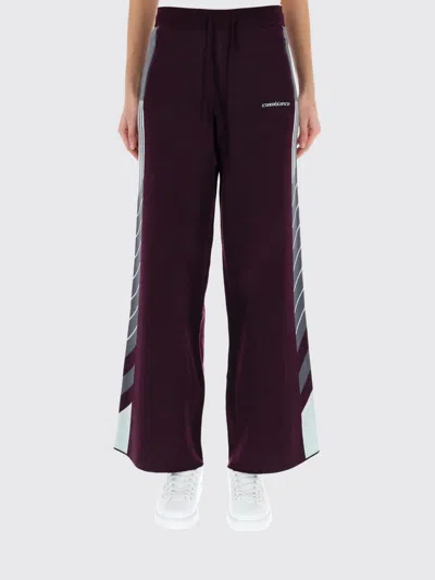 Casablanca Pants  Woman Color Violet In Black
