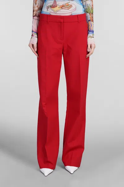 Casablanca Pants In Red Wool