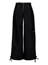 Casablanca Women Pants With Monogram Tie Detail In Black