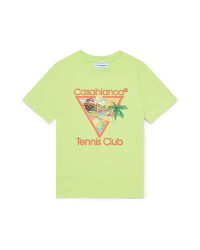 Casablanca Paris Afro Cubism Tennis Club Short-sleeve T-shirt In Multi