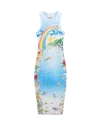 Casablanca Paris Aloha Maxi Dress In Multi