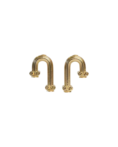 Casablanca Paris Arch Column Earrings By  In Multi