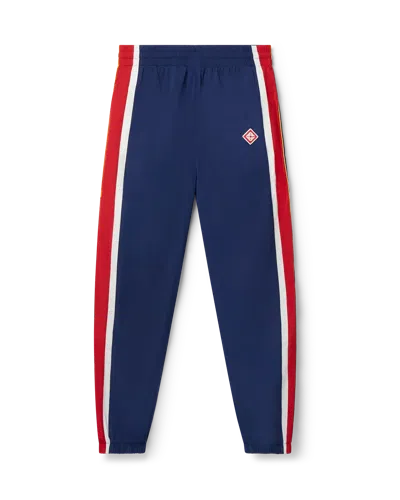 Casablanca Paris Arch Panelled Shell Suit Track Pants In Red In Blue