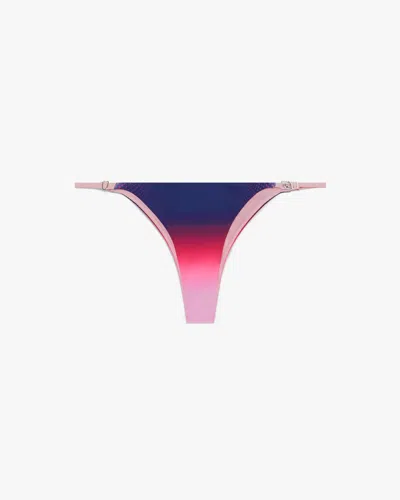 Casablanca Paris Aubergine Gradient Bikini Bottom In Pink In Multi