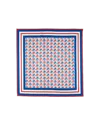 Casablanca Paris Aviation Medium Silk Scarf By  In Blue
