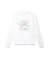 Casablanca Paris Beach Girl Tennis Sweatshirt In Multi