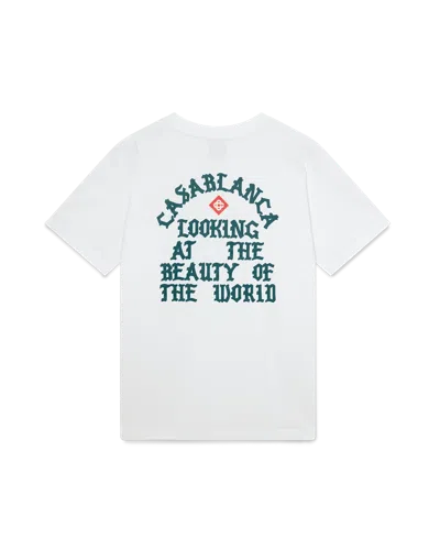 Casablanca Paris Beauty Of The World Short-sleeve T-shirt In Multi