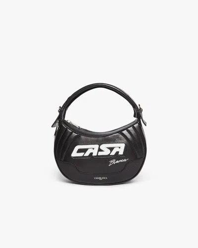 Casablanca Paris Black Biker Bag By