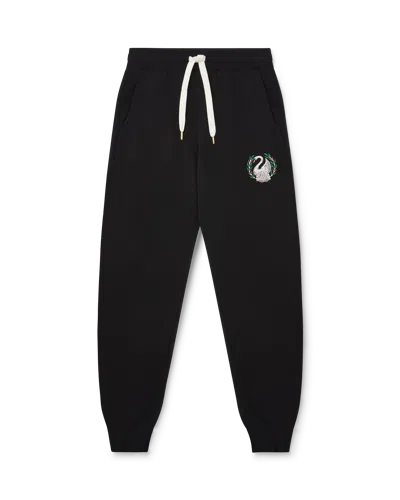 Casablanca Paris Black Emblem De Cygne Sweatpant