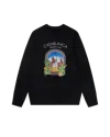 Casablanca Paris Black L'arche Du Desert Nuit Sweatshirt In Black