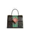 Casablanca Paris Black Laurel Jeanne Bag By  In Multi