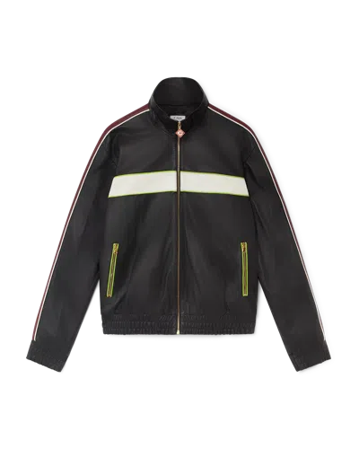 Casablanca Paris Black Leather Jacket