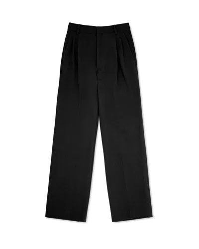 Casablanca Paris Black Merino Wool Pleated Trouser