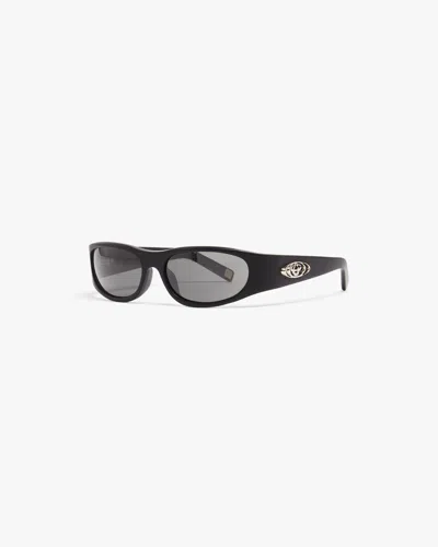 Casablanca Paris Black Warped Sport Sunglasses By