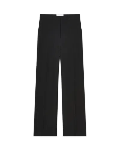 Casablanca Paris Black Wide Leg Trousers In Blue