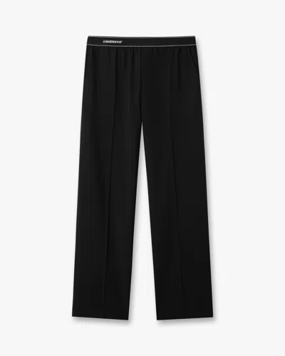 Casablanca Paris Black Wool Sports Trousers
