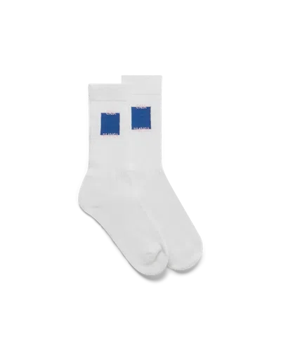 Casablanca Paris Blue Casa Square Socks