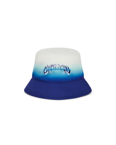 Casablanca Paris Blue Fade Bucket Hat In Multi
