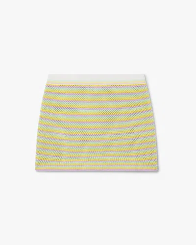 Casablanca Paris Bourgeois Striped Mini Skirt In Multi
