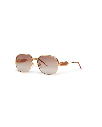 Casablanca Paris Brown & Gold The Vermont Sunglasses By