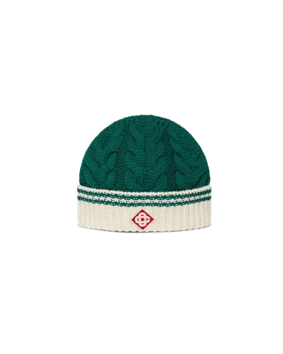 Casablanca Paris Cable Stitch Beanie By  In Multi