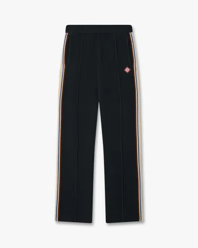 Casablanca Paris Café Culture Wool Track Pants In Black