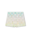 Casablanca Paris Candy Icons Silk Twill Shorts In Blue