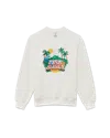 Casablanca Paris Casa Beach Wave Sweatshirt In White