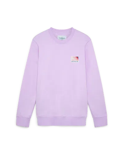 Casablanca Paris Casa Clouds Sweatshirt In Purple