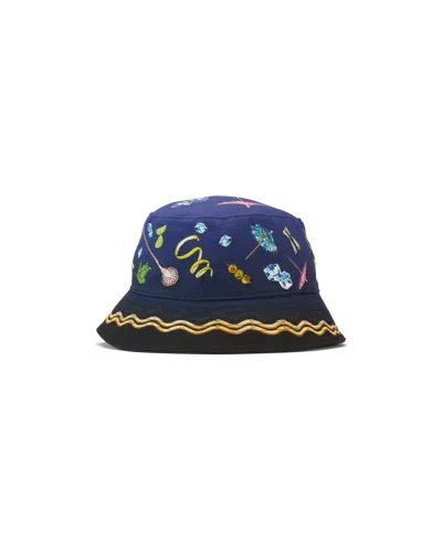 Casablanca Paris Casa Club Nuit Bucket Hat In Multi