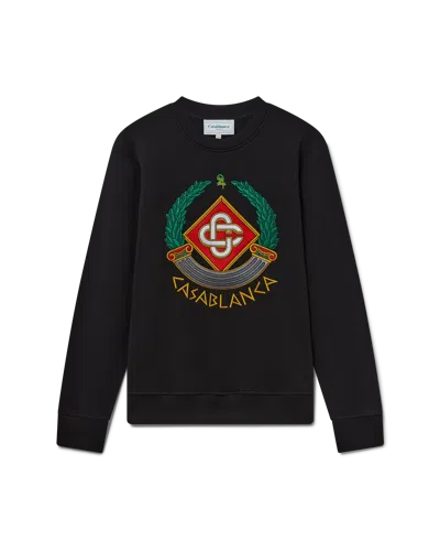 Casablanca Paris Casa Crest Sweatshirt In Multi
