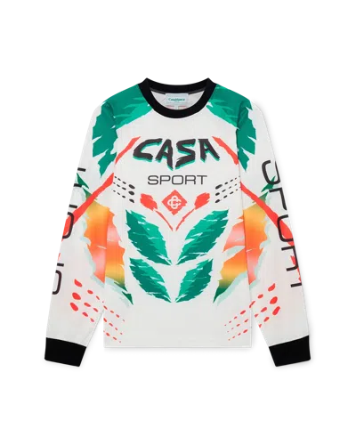 Casablanca Paris Casa Moto Long-sleeve T-shirt In Multi