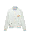 Casablanca Paris Casa Shell Satin Bomber In Multi