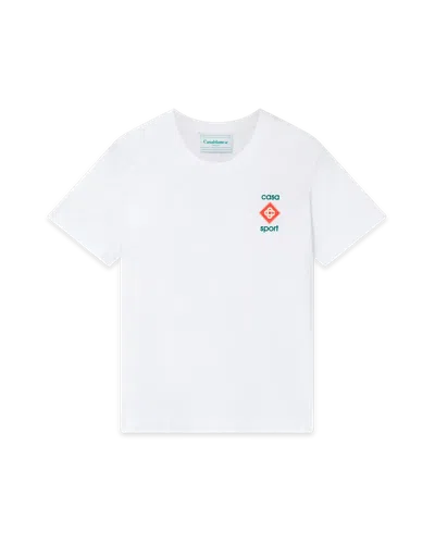 Casablanca Paris Casa Sport Icon T-shirt In White