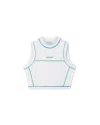 Casablanca Paris Casa Sport Mock Neck Vest In White
