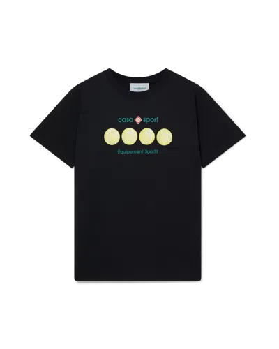 Casablanca Paris Casa Sport Tennis Balls T-shirt In Multi