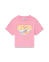 Casablanca Paris Casa Surf Cropped Short-sleeve T-shirt In Multi