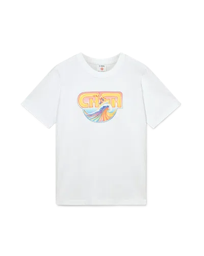 Casablanca Paris Casa Surf Short-sleeve T-shirt In Multi