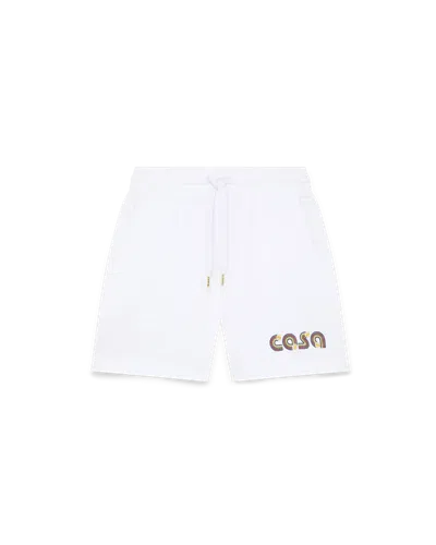Casablanca Paris Casa Sweatshorts In White