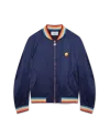 Casablanca Paris Casa Talisman Silk Souvenir Jacket In Red In Blue