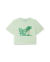 Casablanca Paris Casa Tennis Club Baby Short-sleeve T-shirt In Green In Green