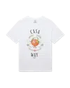 Casablanca Paris Casa Way Orange Mascot Short Sleeve T-shirt In White