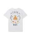 Casablanca Paris Casa Way Short-sleeve T-shirt In Orange In Orange