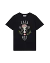 Casablanca Paris Casa Way Short-sleeve T-shirt In Black