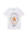 Casablanca Paris Casa Way Short-sleeve T-shirt In Orange In Multi
