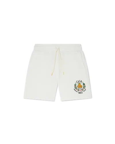 Casablanca Paris Casa Way Sweatshorts In White