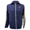 Casablanca Paris Casablanca Laurel Track Jacket In Navy Blue Cotton In Blue